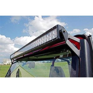 Upper windshield LED straight light bar 50" mounts Rough Country