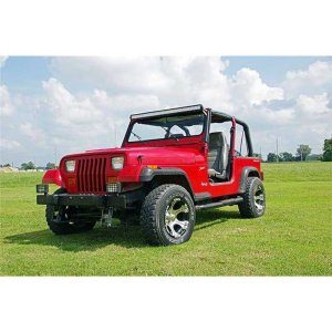 Upper windshield LED straight light bar 50" mounts Rough Country