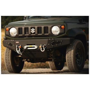 Front steel bumper with winch plate MorE 4x4