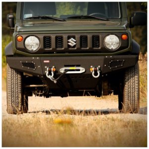 Front steel bumper with winch plate MorE 4x4