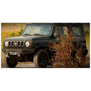 Front steel bumper with winch plate MorE 4x4