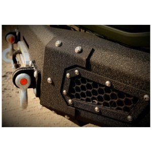 Front steel bumper with winch plate MorE 4x4