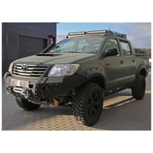 Front steel bumper with winch plate MorE 4x4 Facelift