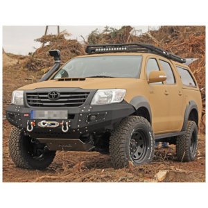 Front steel bumper with winch plate MorE 4x4 Facelift