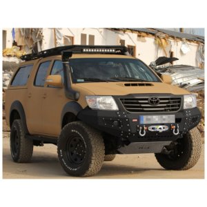 Front steel bumper with winch plate MorE 4x4 Facelift