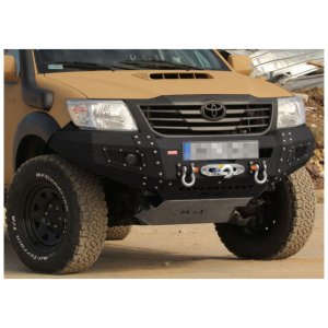 Front steel bumper with winch plate MorE 4x4 Facelift