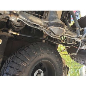 Rear adjustable track bar Clayton Lift 0-6"