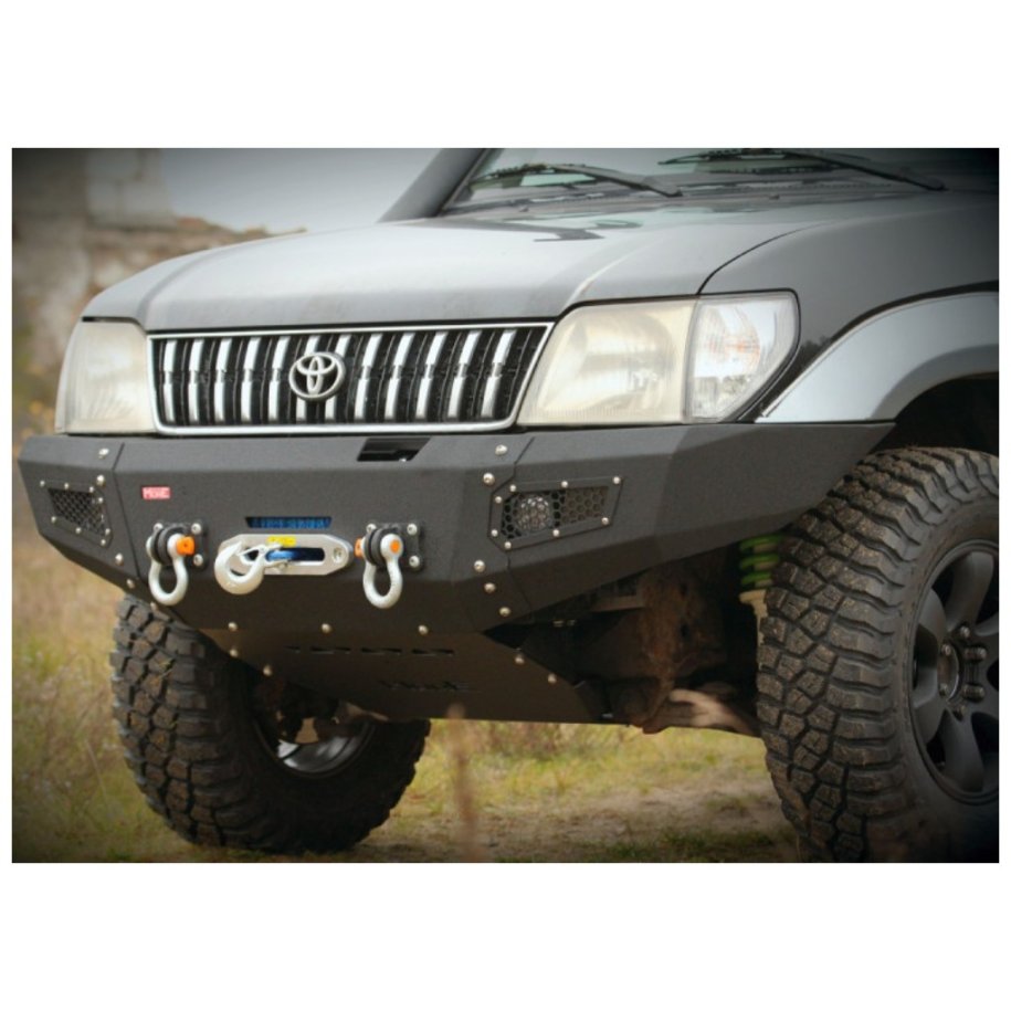 Front steel bumper with winch plate MorE 4x4
