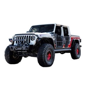 Front and rear fender flares standard coverage RealTruck Bushwacker Flat Style