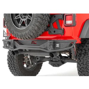 Rear steel tubular bumper with LED lights Rough Country