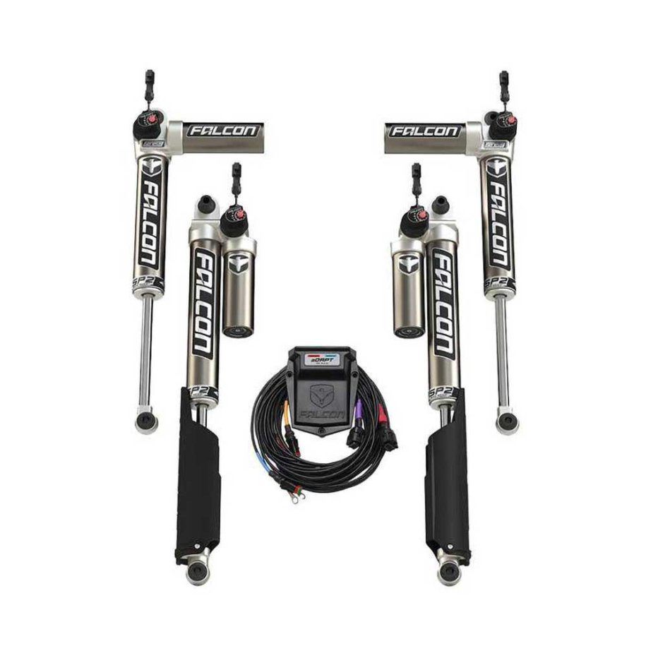 Shocks set TeraFlex Falcon Series SP2 3.5 aDapt e-Adjust Piggyback Lift 2-4,5" Petrol
