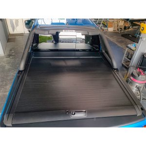 Sport bar 2.0 with power actuated retractable light mount bar Go Rhino