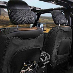 Neoprene seat cover set black/tan Smittybilt GEN2