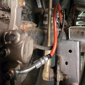 Rear brake line Clayton Lift 0-5"