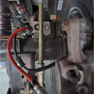 Rear brake line Clayton Lift 0-5"