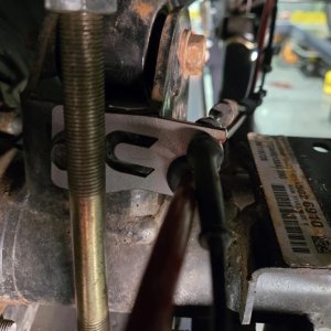 Rear brake line Clayton Lift 0-5"