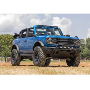 LED lights 2" square white DRL Rough Country Black Series