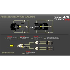 Four tyre inflation system Apex Quad-Air