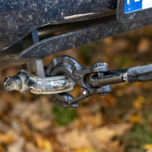 Forged winch clevis hook black OFD 3/4"