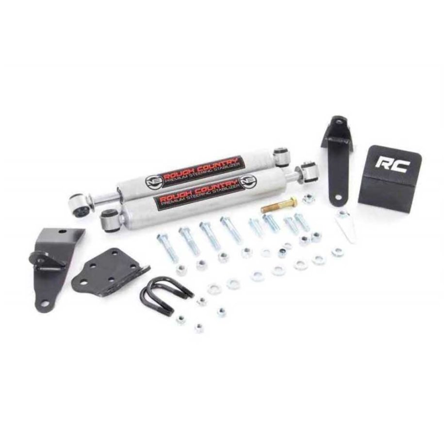 Dual steering stabilizer Rough Country N3 Premium Lift 2-6"