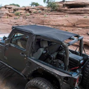 Soft top extended Black Diamond Smittybilt