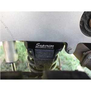 Rear bump stop extensions 25 mm Superior Engineering