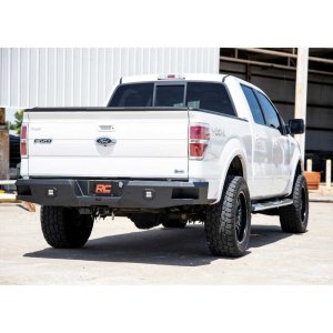 Rear steel bumper with LED lights Rough Country