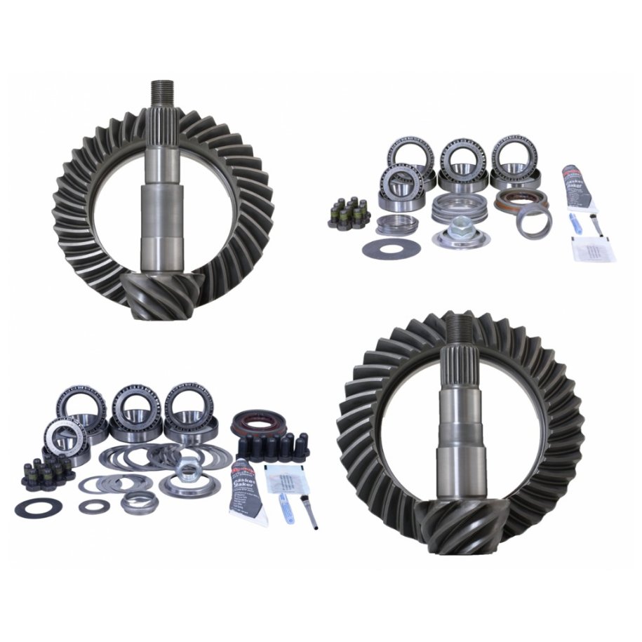 Front and rear ring and pinion set 4.10 ratio Dana 30/44 Revolution Gear