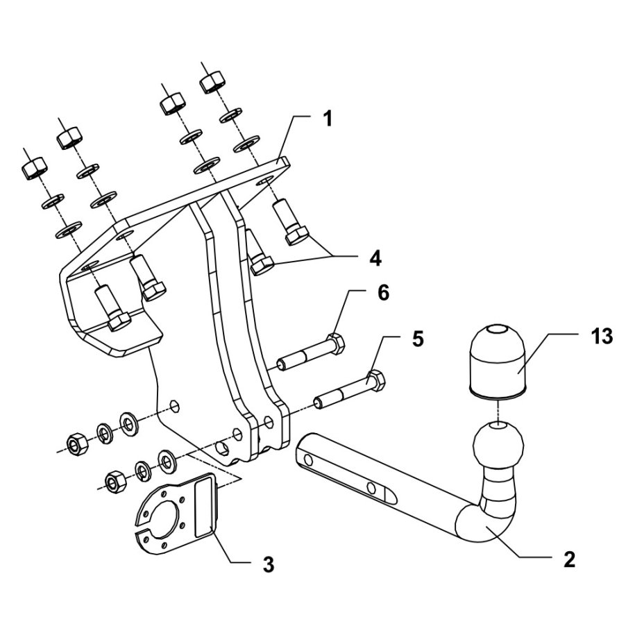 Hitch receiver Auto-Hak