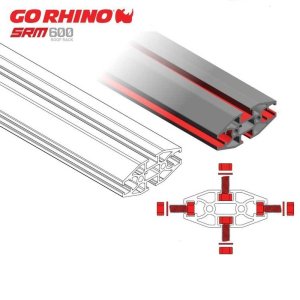 Bed rack tubular basket-style Go Rhino SRM600 55"