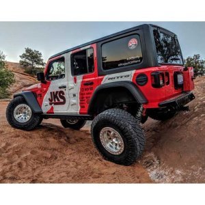 Rear nitro Coilovers FOX with conversion kit JKS Reservoir DSC Lift 2-5"