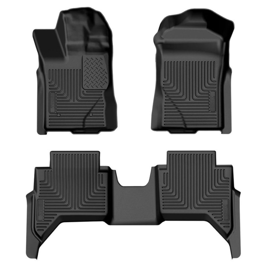 Front and rear floor mats Weatherbeater Husky Liners SuperCrew Cab