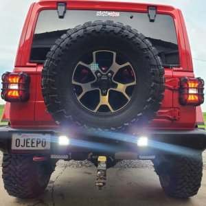 Rear bumper LED reverse lights Oracle