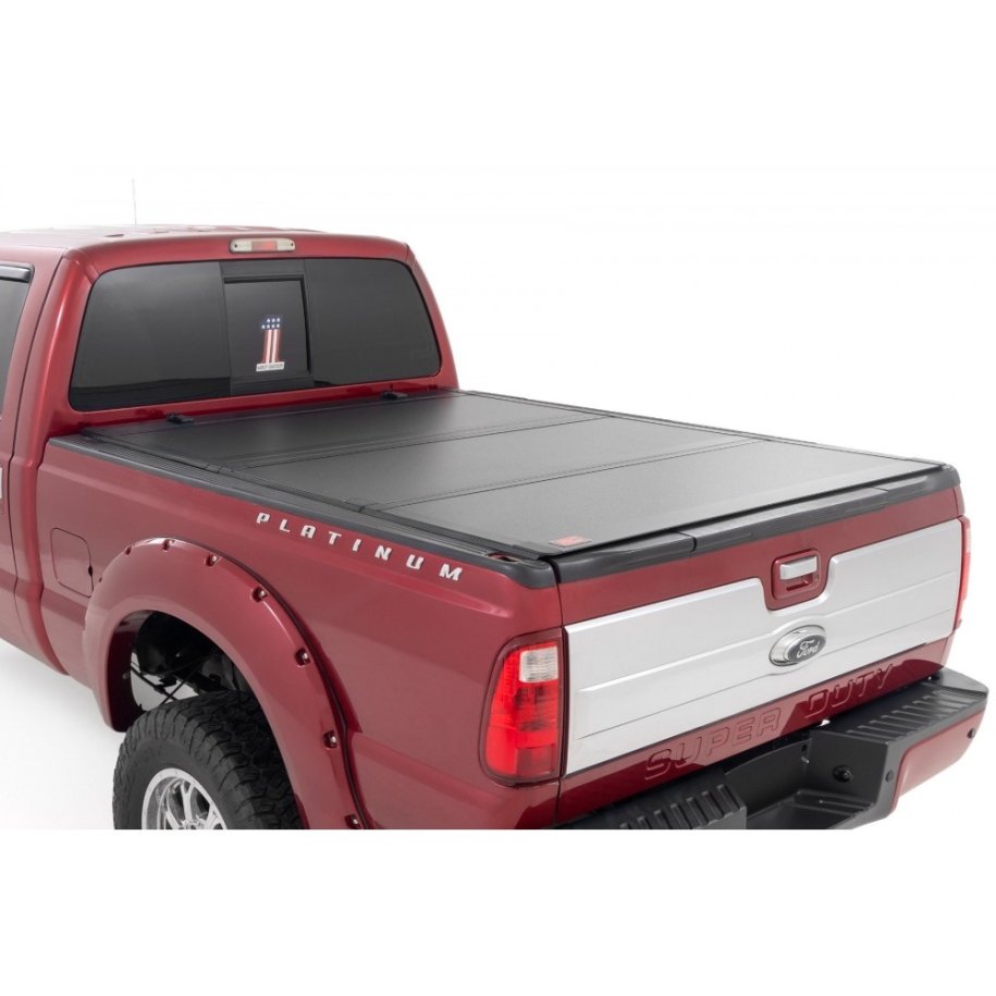 Hard bed cover tri-fold flip up Rough Country 6'10"