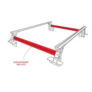 Side rail accessory kit 37 3/4" Go Rhino XRS