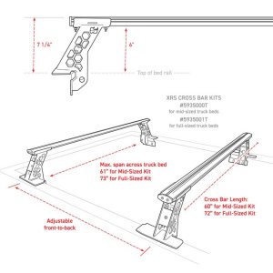 Bed cross bars full-sized bed Go Rhino XRS