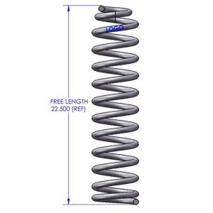 Front coil springs Clayton Lift 5"