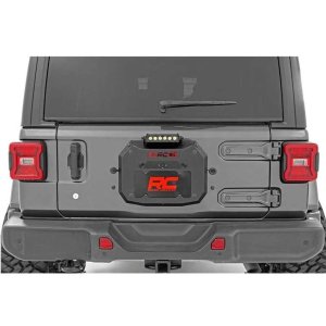 Spare tire delete kit with LED light Black Series Rough Country