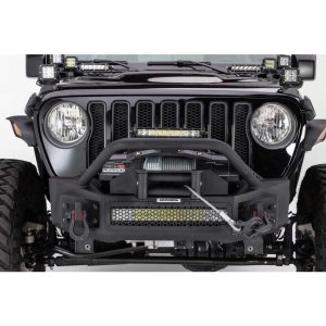Front stubby bumper with bull bar Go Rhino Rockline