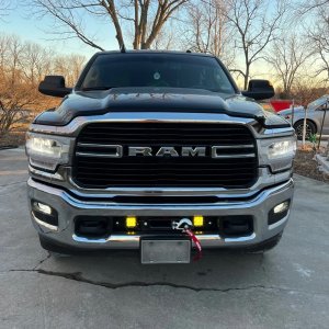 Hidden winch mount Vice Design 6.4L Hemi