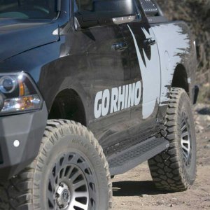 Side steps Bedliner Go Rhino RB20 Super Cab