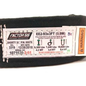 Shorty strap 3'x3" Factor 55