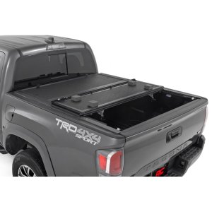 Hard tri-fold bed cover low profile Rough Country 6'