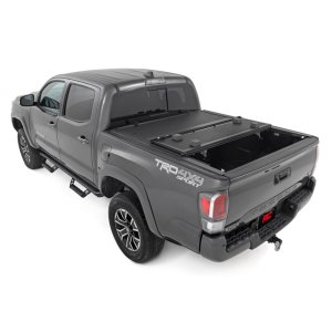 Hard tri-fold bed cover low profile Rough Country 6'