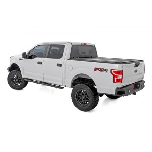 Running boards Rough Country Multi-Color LED CrewMax