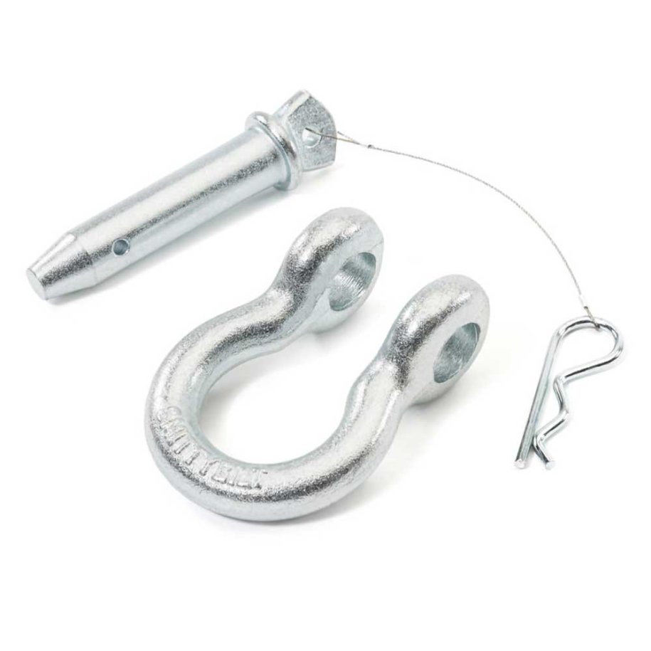 Quick disconnect D-ring silver Smittybilt 3/4"