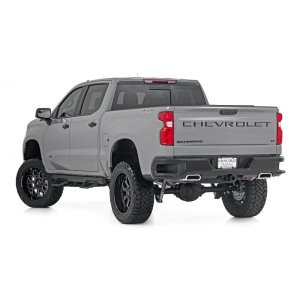 Side steps adjustable aluminum Rough Country SRL2 Crew Cab