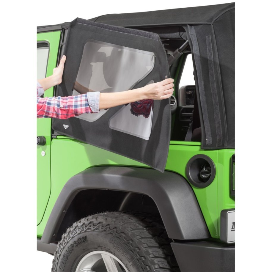 Replacement Windows MasterTop for 07-09 JK Black Diamond Vinyl