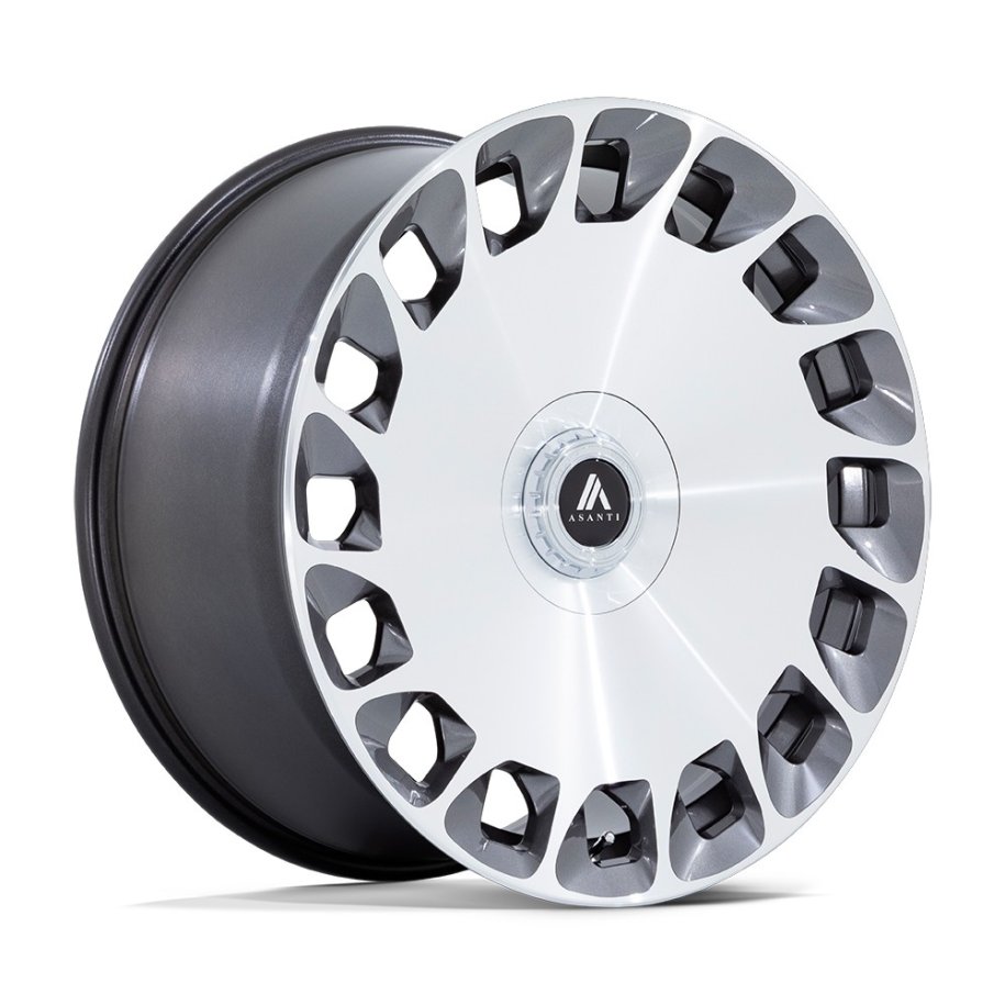 Alloy wheel AB045 ARISTOCRAT Gloss Platinum Bright Mach Fc ASANTI