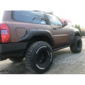 Arku paplašinātāji KUT SNAKE Nissan Patrol Y61 series 4, 3-durvju